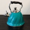 Alberton 2.3 Qt. Tea Kettle with Lid- SS Emerald Green Color Painted - 3 of 4