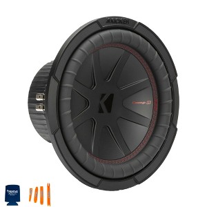 Kicker 48CWR104 CompR 10" Subwoofer, DVC, 4-ohm - 1 of 4