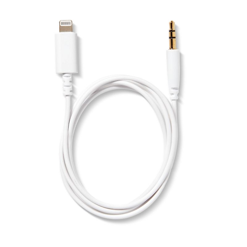 3&#39; Lightning to Aux Cable - dealworthy&#8482; White, 3 of 5