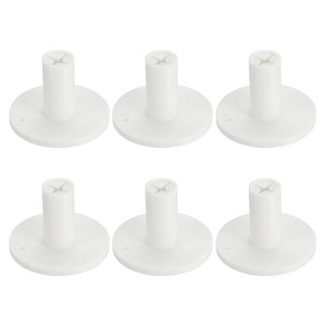 Unique Bargains Stable Rubber Golf Tee for Outdoors Indoors Hitting Mat 6 Pcs - 1 of 4
