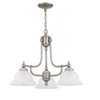 Livex Lighting North Port 3 - Light Chandelier in  Brushed Nickel - 2 of 4