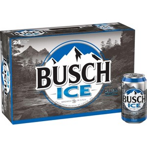 Busch Ice Beer - 24pk/12 fl oz Cans - 1 of 4
