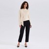Women's Long Sleeve Scarf Neck Sweater Knit Top - A New Day™ - 3 of 3