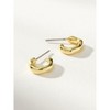 Uncommon James Goals Hoop Huggie Earrings - 3 of 4