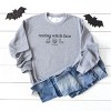 S.W.Smiley Resting Witch Face Typewriter - Women's Graphic Sweatshirt - 2 of 4