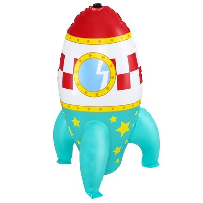 H2OGO! Space Blast Sprinkler – Rocket Ship Water Fountain, 6 Spray Patterns