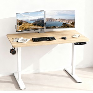 KTMBDW Height Adjustable Electric Standing Desk, Sit Stand up Desk, Gaming Desk, Memory Computer Home Office Desk for Living Room and Bedroom - 1 of 4