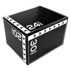 BalanceFrom Fitness Versatile Durable Anti-Slip 3-in-1 Foam Plyometric Jumping Exercise Box - 1 of 4