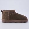 CUSHIONAIRE Hip 2 Genuine Suede Ankle Boots for Women, Cozy Faux Shearling Lining Pull On Winter Womens Boots - 4 of 4