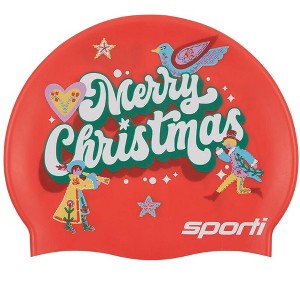Sporti Christmas Countdown Silicone Swim Cap Jr. - 1 of 4