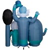 Disney Airblown Inflatable Haunted Mansion Beware of Ghosts Scene Disney, 6 ft Tall, Blue - 4 of 4