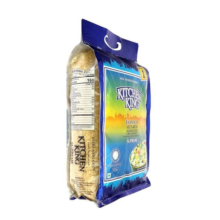 Kitchen King White Basmati Rice - 10 lb, 2 of 3