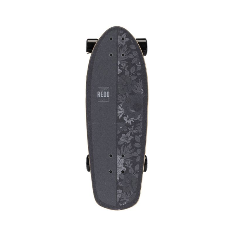 ReDo Skateboard Co. 24&#34; Standard Skateboard - Black Floral, 1 of 12