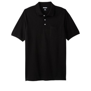 Liberty Blues by KingSize Men's Big & Tall Longer-Length Shrink-Less Piqué Polo - 1 of 4