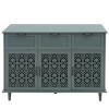 Sideboard Buffet Cabinets, Coffee Bar Cabinet with Metal Handle,  Accent Cabinet for Living Room - 3 of 4