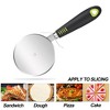 Unique Bargains Stainless Steel Pizza Cutter Wheel Slicer with Super Sharp Blade Kitchen Tools - image 4 of 4