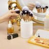 Professional 12 - Piece Makeup Brush Set, Pearlescent Wood Handles, Cruelty - Free Synthetic Fibers, Travel Case, White. - 2 of 4