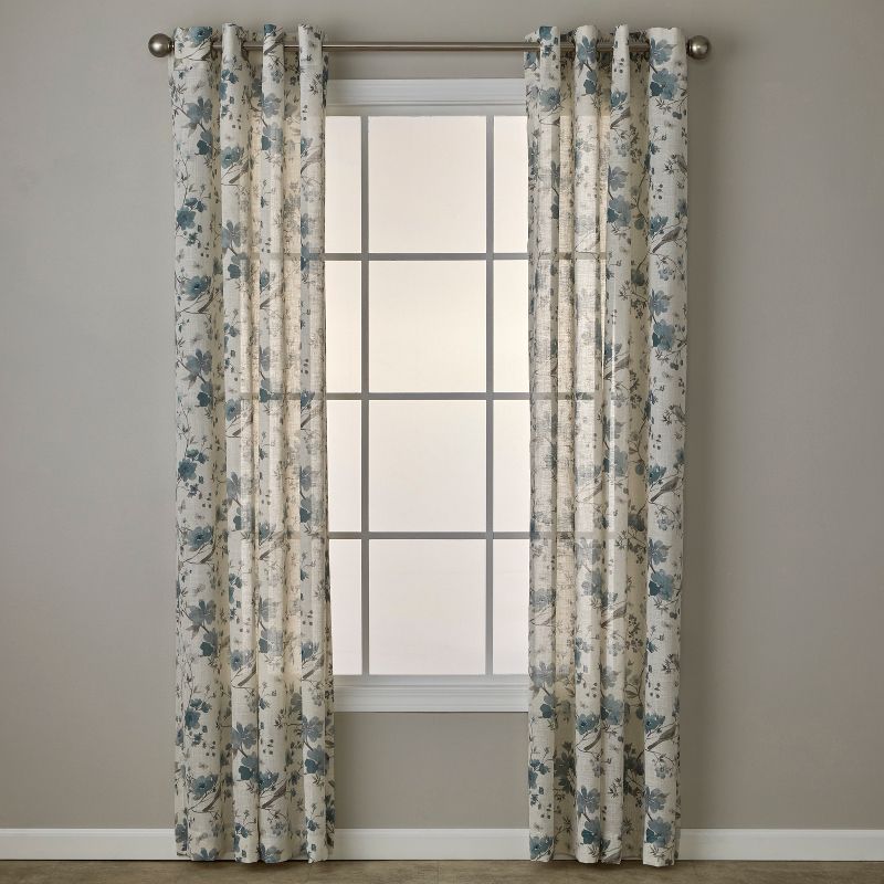 SKL Home Shelby Floral Window Curtains, 3 of 10