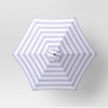 9' Round Cabana Stripe Outdoor Patio Market Umbrella with Black Pole - Threshold™ - 4 of 4