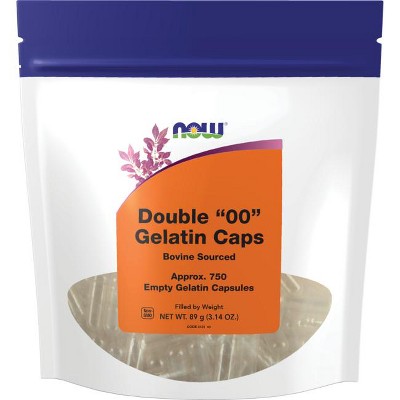 NOW Foods Gelatin Caps "00" 750 Gelcaps.