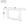 Scott Living Bridgely Console Table with Tray-Top Design - 3 of 4