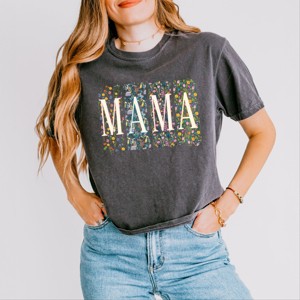 Simply Sage Market Mama Pressed Flowers Boxy Crop Top - 1 of 4