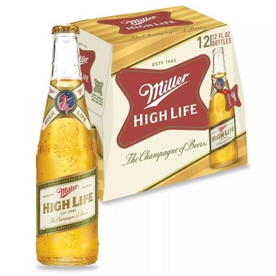 Miller High Life Beer - 12pk/12 Fl Oz Bottles : Target