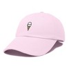Dalix Double Scoop Ice Cream Embroidered Mens Cotton Dad Hat Baseball Cap - 4 of 4