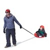 GoSports 29 Inch Heavy-Duty Winter Snow Saucer with Padded Seat and Tow Strap - 3 of 4