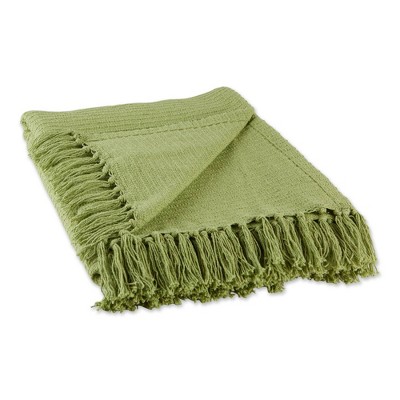 50"x60" Solid Ribbed Throw Blanket - Design Imports