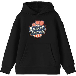 Padel Tennis "Racket Rhapsody" Youth Long Sleeve Hoodie - 1 of 2