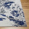 Mark & Day Nataya 2'x2'11" Rectangle Woven Indoor Area Rugs Cobalt: Modern Marble Pattern, Stain-Resistant, Pet Friendly - 3 of 4