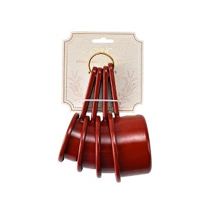 Cook With Color 4pc Enamel Measuring Cups Red : Target