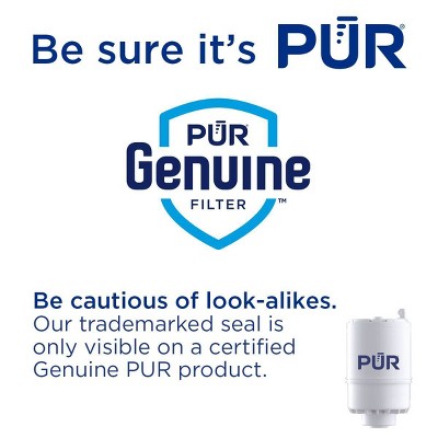 PUR Horizontal White Faucet Mount Water Filtration System