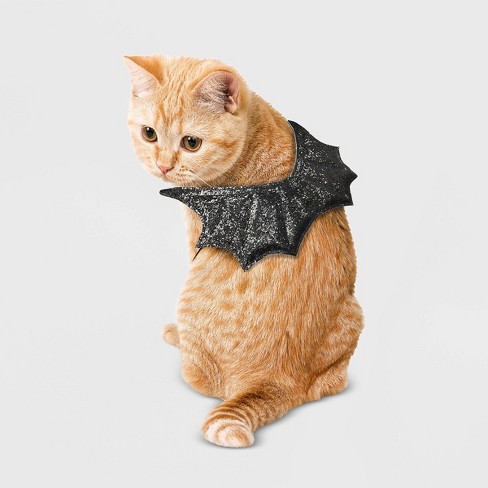 Halloween Black Glitter Wings Cat Costume - Hyde & Eek! Boutique™ : Target