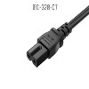 SANOXY 10ft 18 AWG 2-Slot Polarized Notebook Power Cord (IEC320 C7 to NEMA 1-15P) - 4 of 4