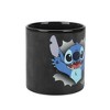 Disney Stitch Breaking Barrier 16 Oz Heat-Reactive Black Ceramic Mug - 3 of 4
