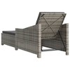 vidaXL Sun Lounger Dark Grey, Grey - 4 of 4