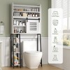 Celebalcony Over The Toilet Storage Cabinet with Sliding Doors - 3 of 4