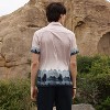 Campus Sutra Men Men's Sky Blue & Space Blue Lakeside Ombre Shirt - 4 of 4
