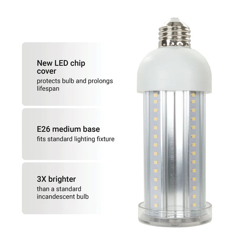 8-Pack 2500 Lumen LED Cob Bulb E26 5K 25W, 1 of 7