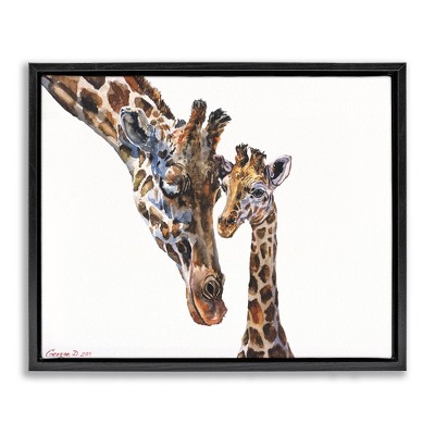 Stupell Industries Baby Giraffe Animal Watercolor, 31" x 25"