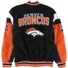 G-III Sports Mens Denver Broncos Varsity Jacket, Black, Large - 2 of 2