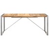 vidaXL Dining Table 70.9"x35.4"x29.5" Solid Rough Mango Wood - 2 of 4