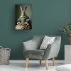 Canvas Wall Art - Treechild 'Mrs Bunny' Wall Art for Living Room, Bedroom, or Office Décor by Trademark Fine Art - 16 x 24 Inches - 4 of 4