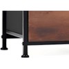 Gulches Wardrobe Storage Cabinet - Brown & Black, Cloth Pull-Out Iron Rack, Model 5 Drawers (2L/3M) - 2 of 3