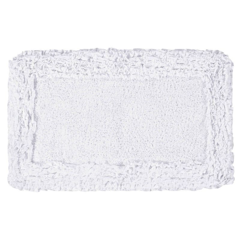 Shaggy Border Collection Bath Rug - Better Trends, 3 of 7