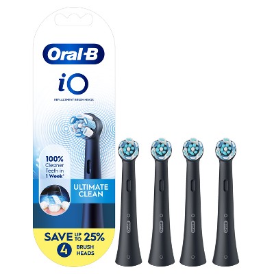 thumbnail interactive-video image 1 of 4 Pack Electric Toothbrush Replacement Heads – Soft Bristles – Compatible With Oral B Braun – Dual Action Clean 1 of 5