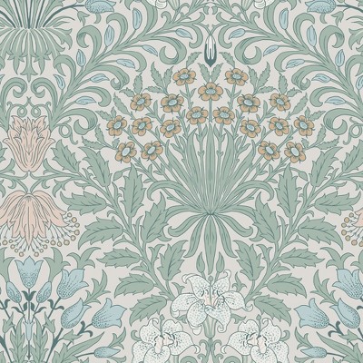 William Morris Garden Cottage Blues Wallpaper