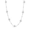 SHINE by Sterling Forever Stationed Pearl Twist Face Mask Chain[Color/Silver ] - Silver - 2 of 2